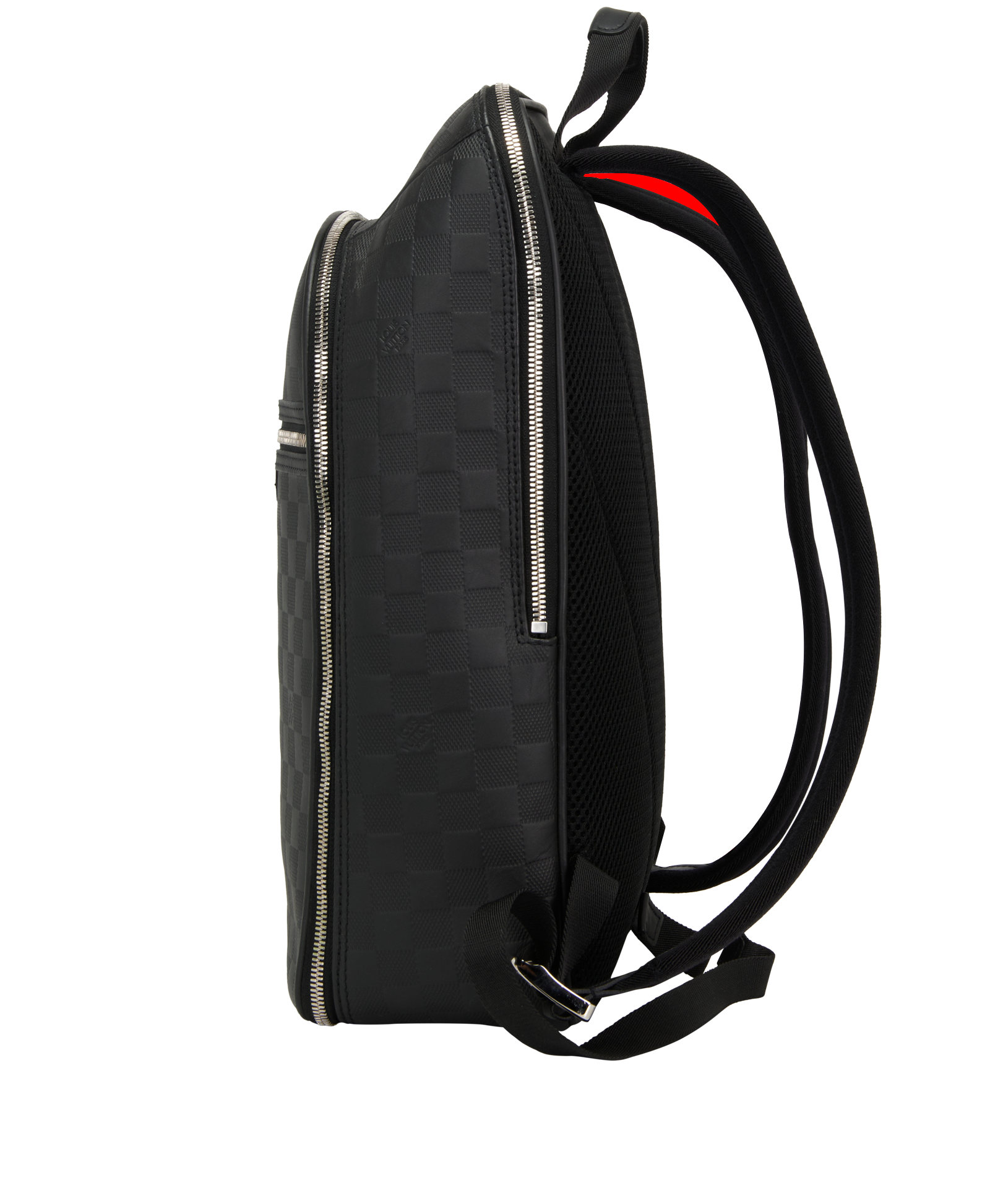 Large Michael Backpack, &pound;995, Handbags, Black, Canvas, Bottom view